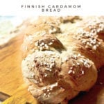 A traditional recipe for Pulla - a Finnish Cardamom Bread that tastes and smells heavenly. Perfect for mornings or afternoon tea. #pulla #pullarecipe #cardamombread #cardamom #morningbread