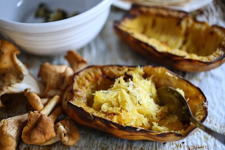 roasted spaghetti squash