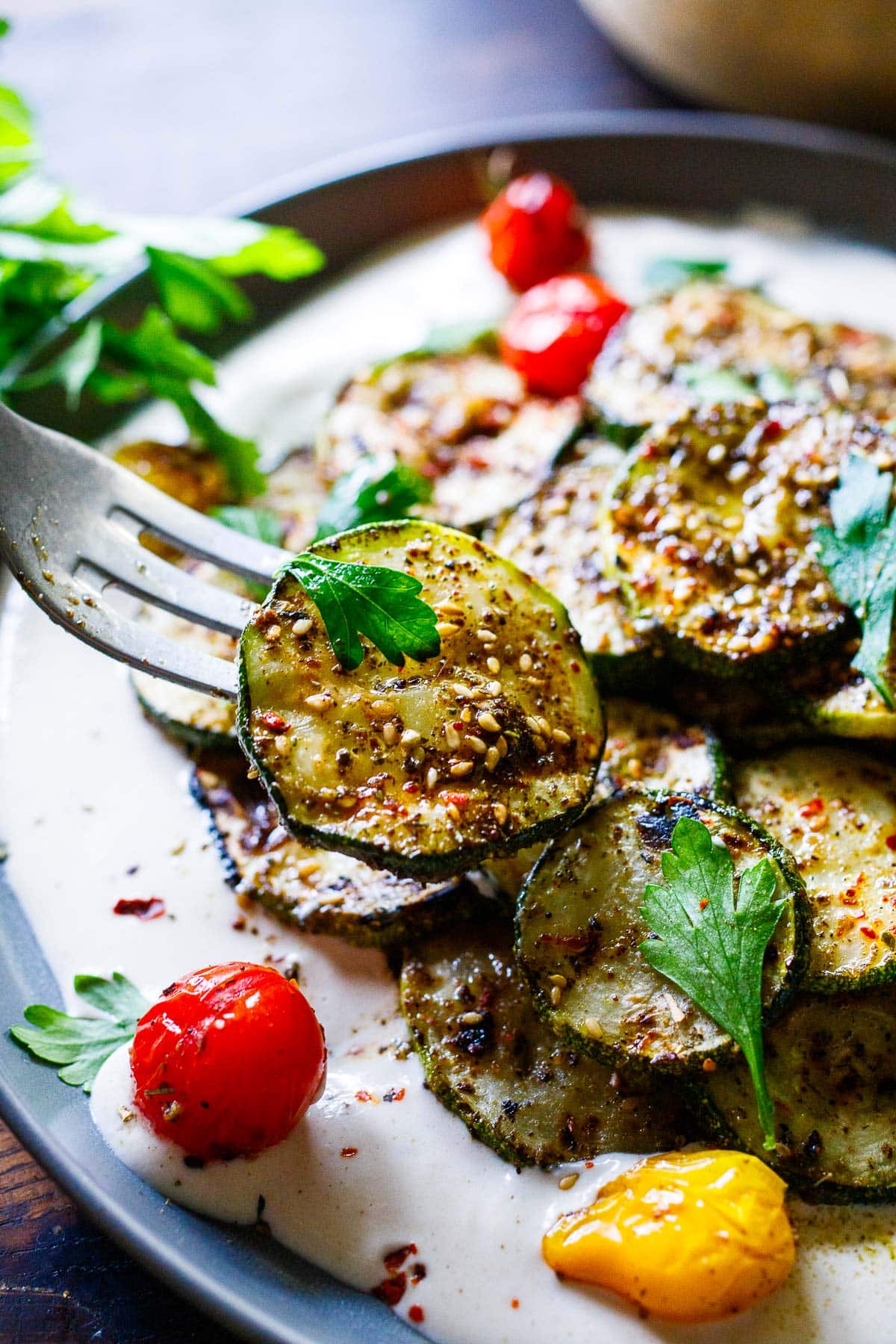 tender, succulent grilled zucchini.