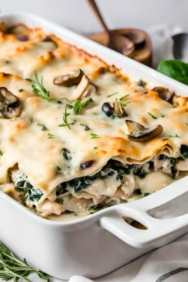 rosemary chicken lasagna