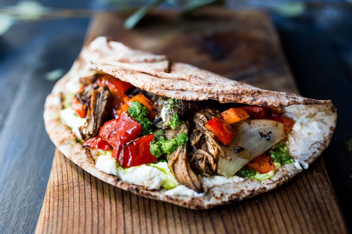 lamb shawarma wrap