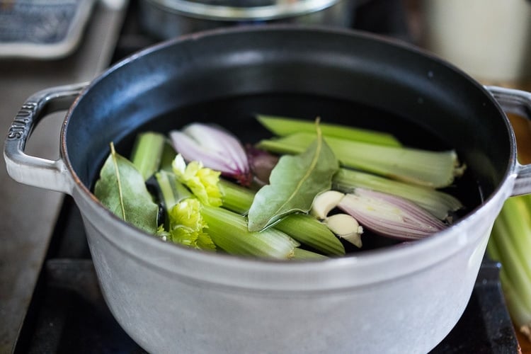 Cooking Corona Beans.