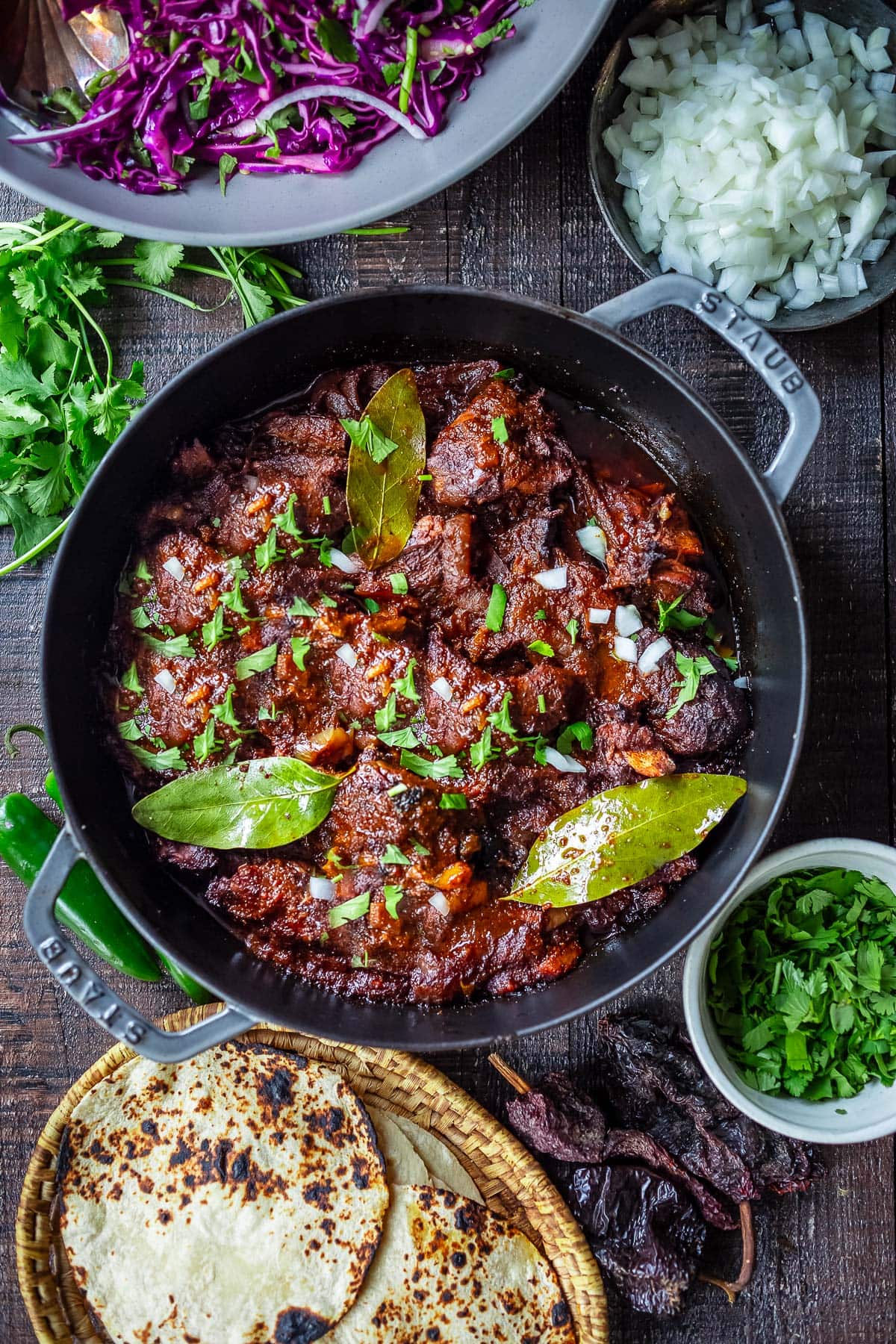 Tender, slow‑cooked lamb in smoky‑orange marinade.