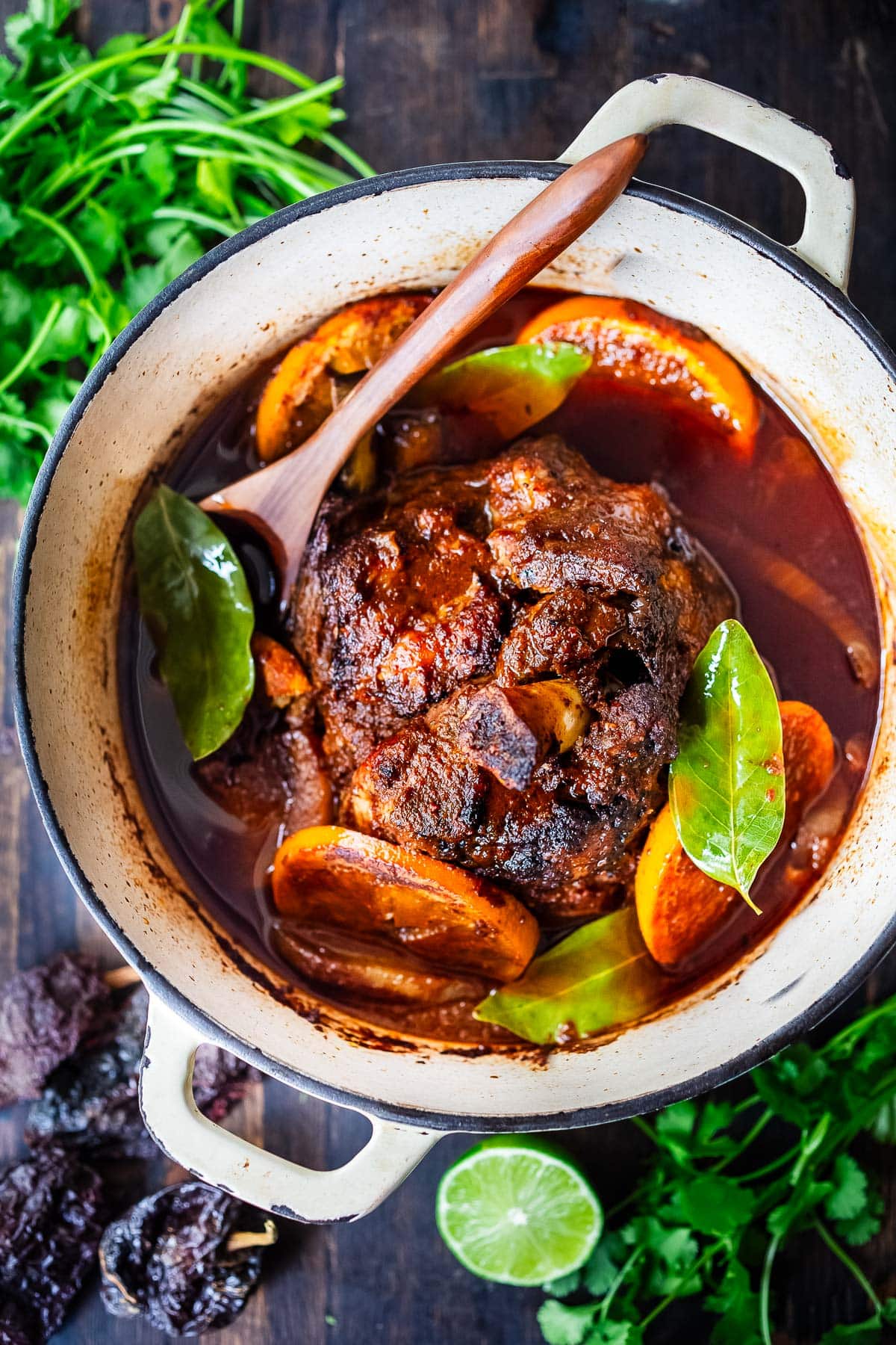 Tender, slow‑cooked lamb in smoky‑orange marinade—easy Oaxacan‑style barbacoa for tacos, burritos, meal prep.