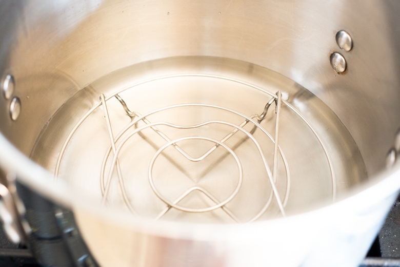 steaming tamales in an instant pot with steamer basket. 