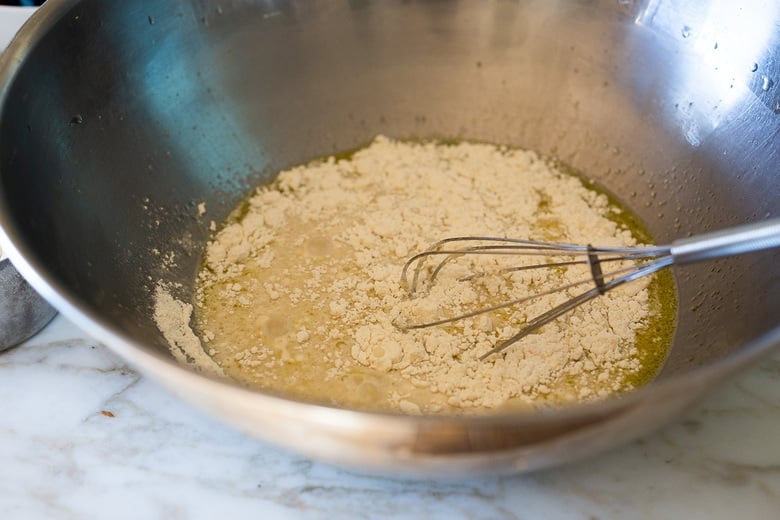 A simple delicious recipe for Leek Bread to serve with your favorite soups and stews. #leeks #bread