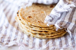 homemade tortillas- recipe for corn tortillas, flour tortillas and a corn-flour blend