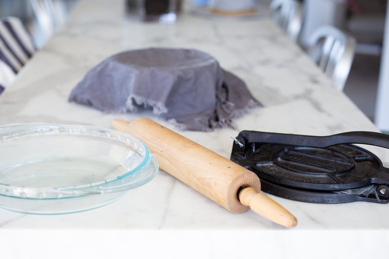 how to press a tortilla without a tortilla press