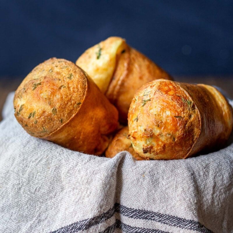 perfect popovers in a bowl