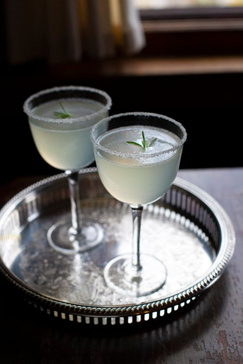 Get festive with a Pear Tree Cocktail. Perfumed pear, backed by evergreen notes of rosemary and juniper - a cocktail that is both unique and utterly evocative of the winter holidays!