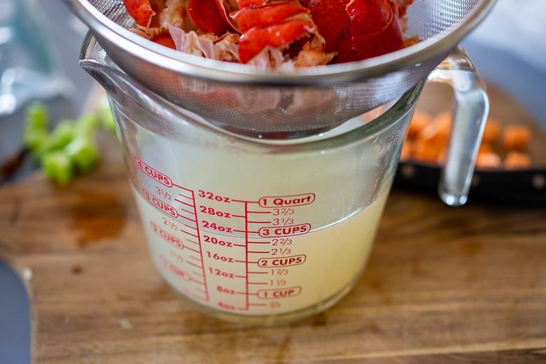 homemade lobster tail stock