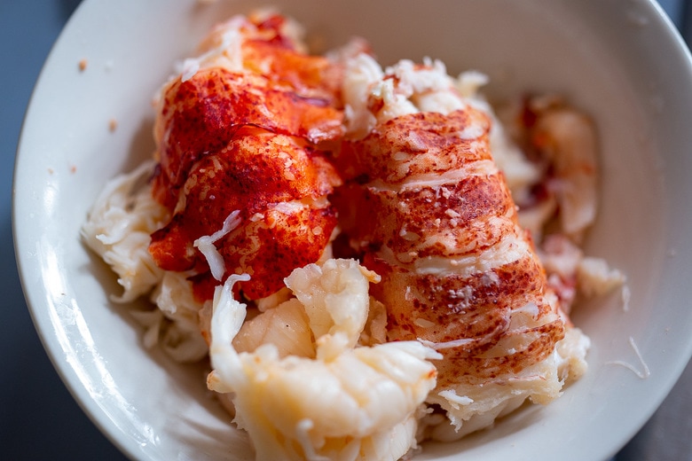 Refrigerate the lobster meat.
