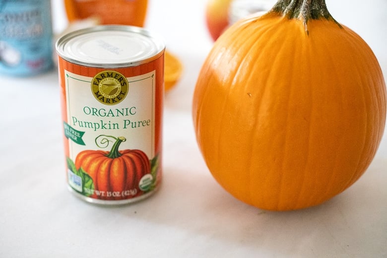 use pumpkin puree or fresh pumpkin