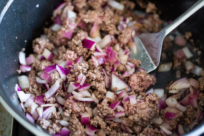 browning the meat