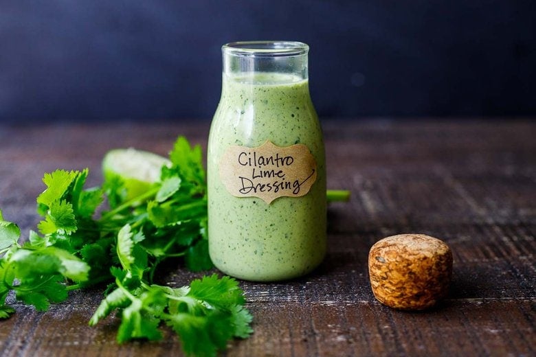Ccreamy cilantro lime dressing