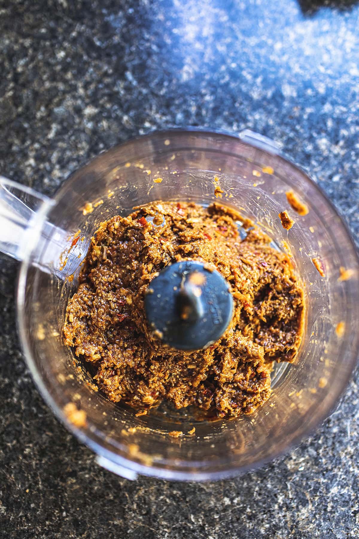 red curry paste in food processor