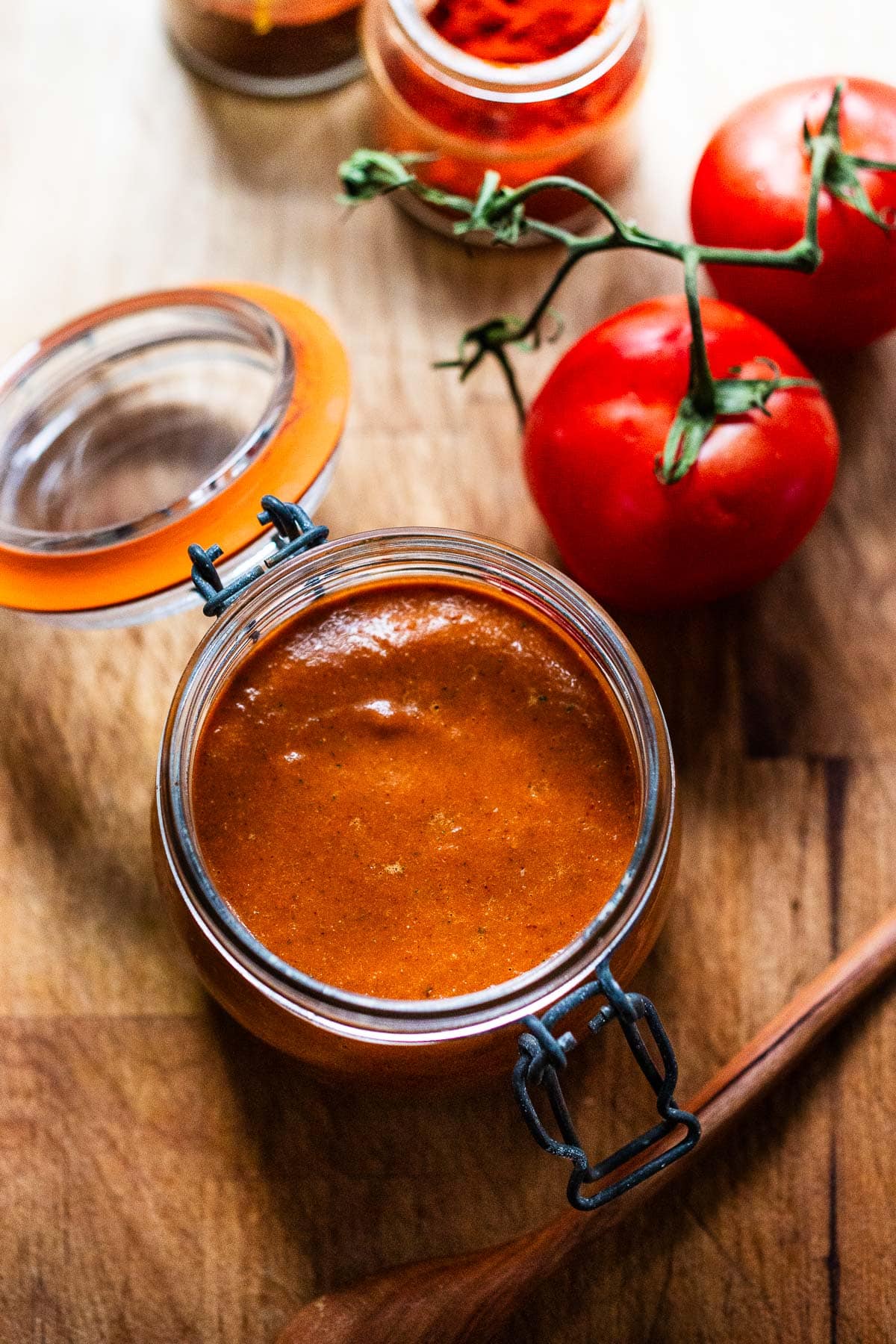 Enchilada Sauce in a jar.