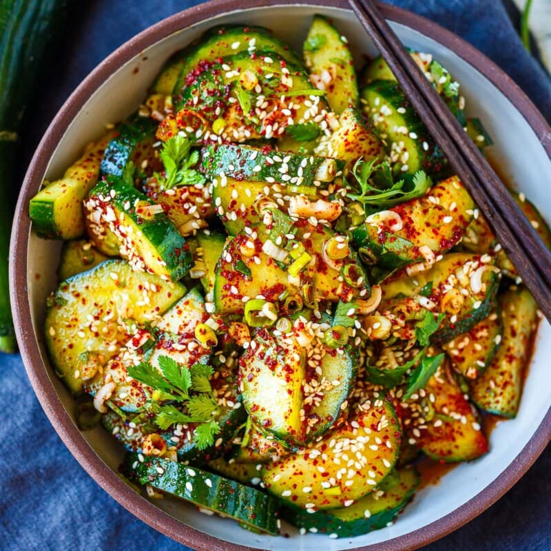 Korean cucumber salad recipe