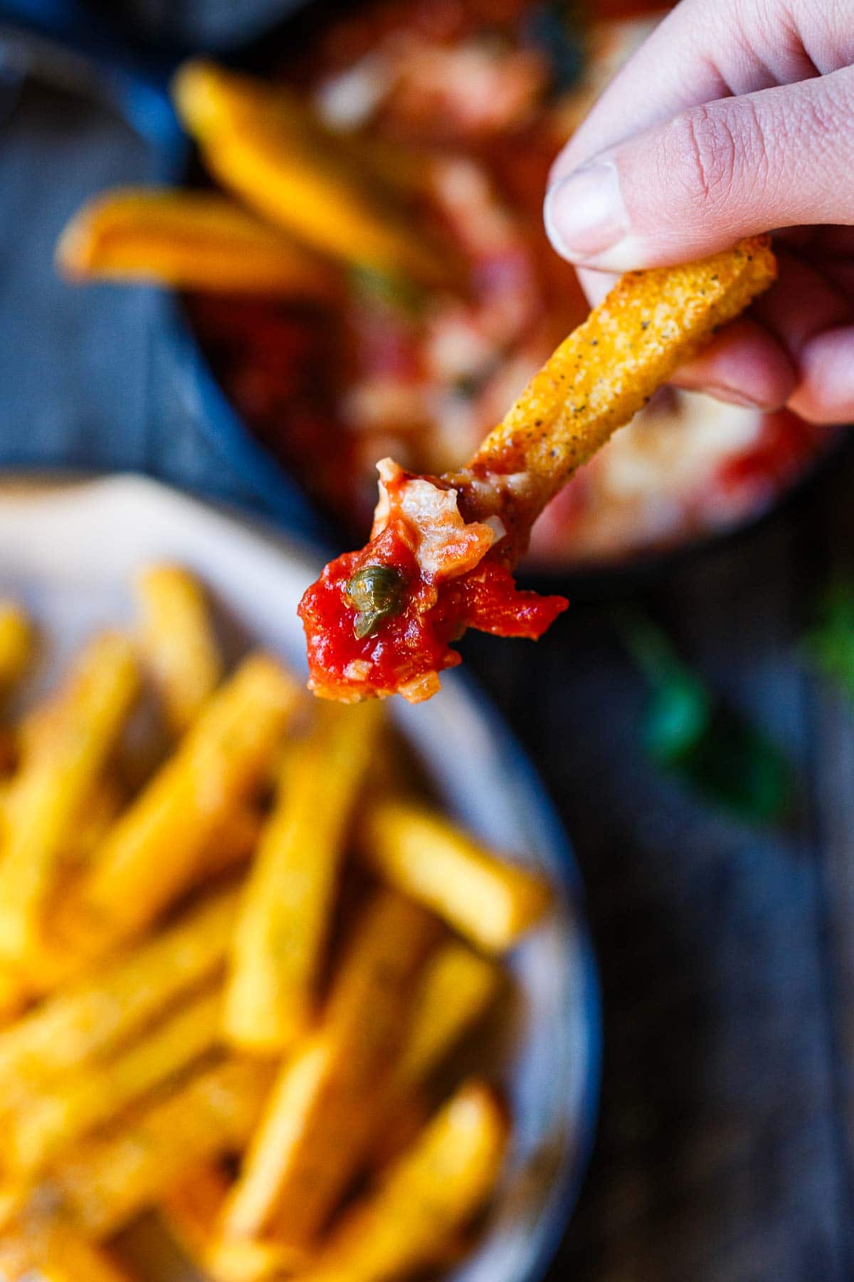 Crispy air fryer Polenta Fries!
