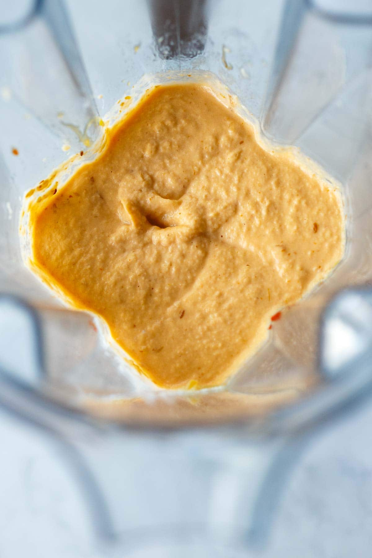 korma sauce blended in high speed blender
