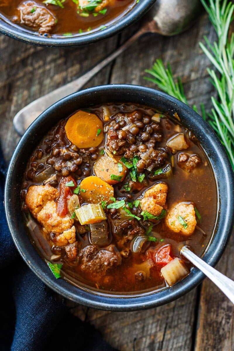 lentil Sausage soup