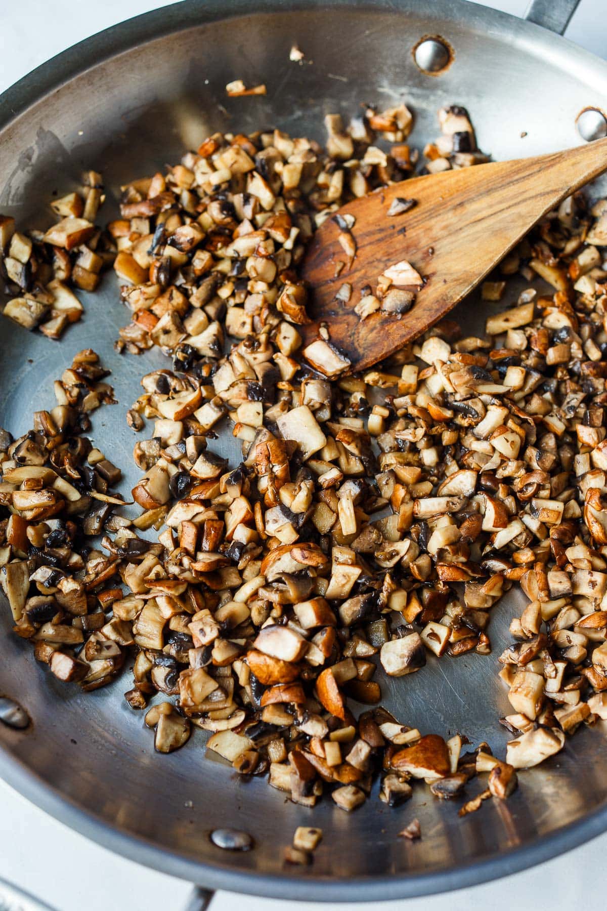 chopped cremini mushrooms