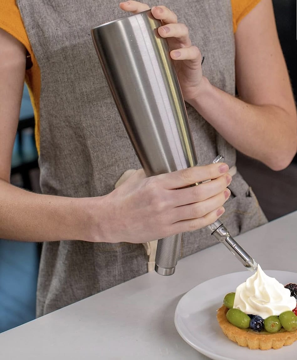 Kitchen gift ideas for chefs and home cooks: Whipped cream dispenser.